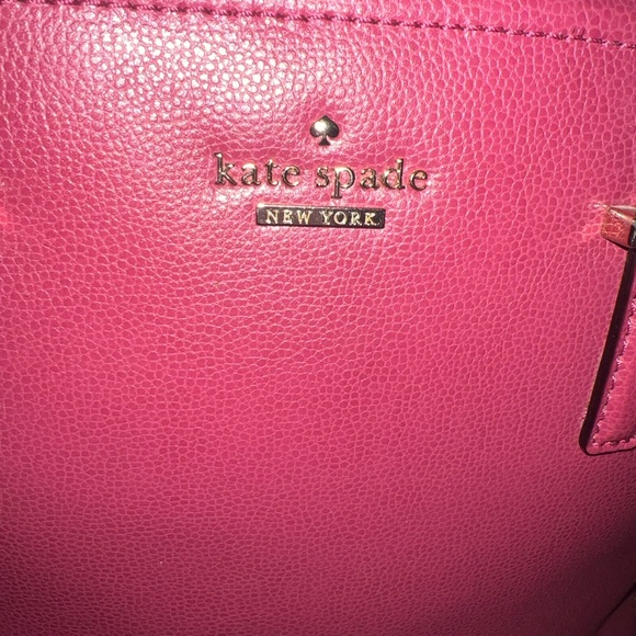 Kate Spade Burgundy Satchel Bag - Picture 2 of 8